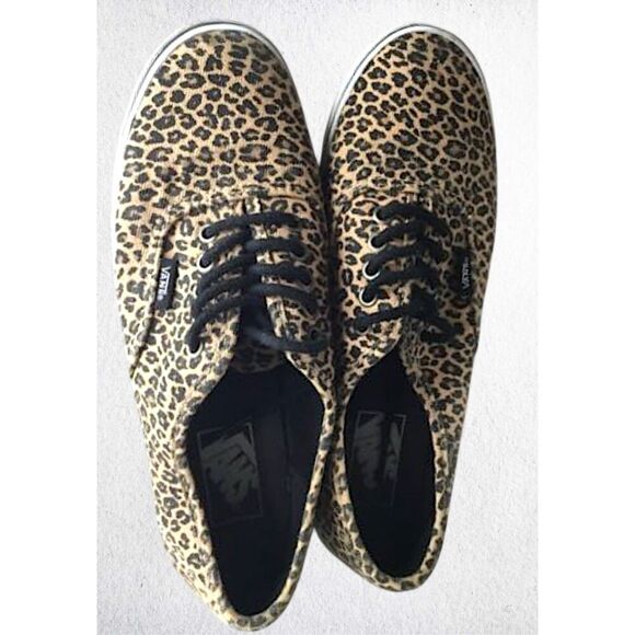 VANS Off The Wall Leopard Cheetah Animal Print Shoes Womens Size 7.5 Mens Size 6 - Picture 10 of 10